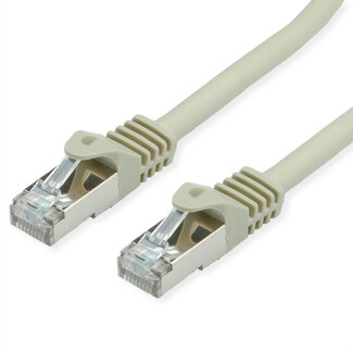 Value VALUE S/FTP-kabel Cat.7, met RJ-45-connectoren (500 MHz / Klasse EA), grijs, 5 m