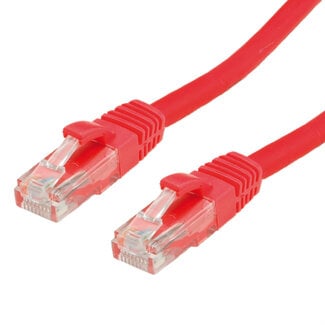 Value VALUE Patchkabel Kat.6A (Class EA) UTP, rood, 7 m