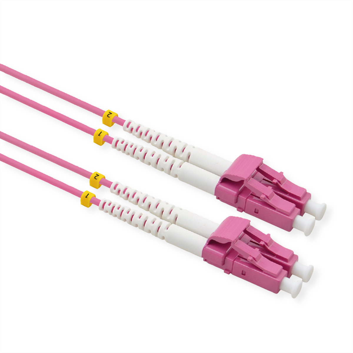Value Duplex Glasvezel Patchkabel OM4 50/125 LC/LC Low-Loss connector 15m