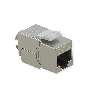 Value VALUE Cat.6A (klasse EA) Keystone, RJ-45, afgeschermd, zonder gereedschap, SLIM.