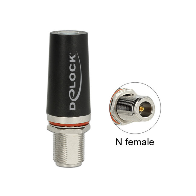Delock LTE Antenna N Jack 3 dBi omnidirectional fixed roof mount outdoor