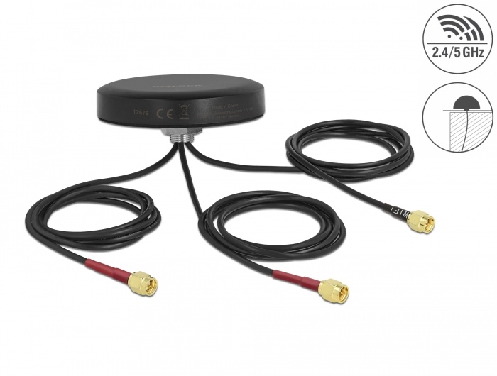 DeLOCK 12676 antenne SMA 3 dBi