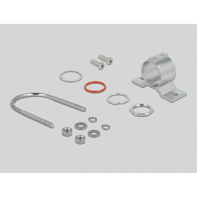 Delock Multiband LTE WLAN 2.4 GHz Antenna 1 x SMA plug 1 x RP-SMA plug 2 - 3 dBi 2 x 20 cm RG-178 omnidirectional outdoor grey