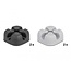 Delock Cable holder cross-shaped self-adhesive 4 pieces black / grey