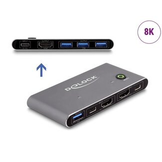 DeLOCK Delock HDMI KVM Switch 8K 60 Hz with USB 5 Gbps