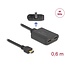Delock HDMI Splitter 1 x HDMI in to 2 x HDMI out 4K 60 Hz with downscaler