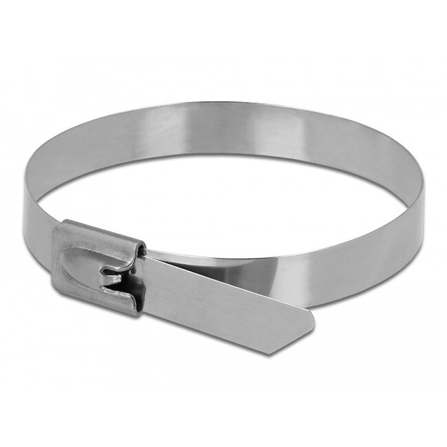 Delock Stainless Steel Cable Ties L 150 x W 7.9 mm 10 pieces
