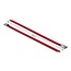 Delock Stainless Steel Cable Ties L 200 x W 7.9 mm red 10 pieces