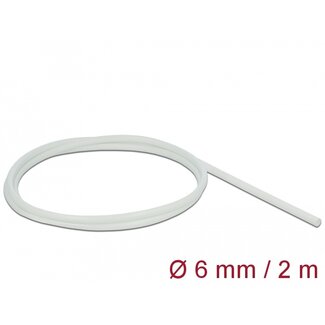 DeLOCK Delock Fiberglass Sleeving 2 m x 6 mm white