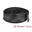 Delock Braided Sleeving with Hook-and-Loop Fastener 10 m x 19 mm black