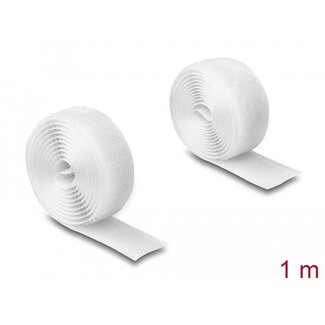 DeLOCK Delock Heavy-duty Hook-and-Loop tape L 1 m x W 20 mm white