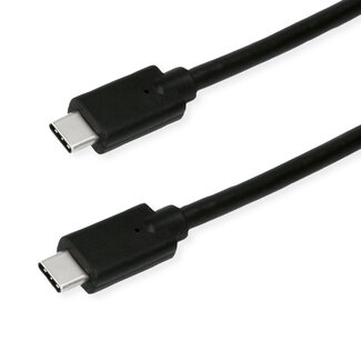 ROLINE GREEN ROLINE GREEN USB 3.2 Gen 2x2 kabel, Emark, C-C, M/M, 20Gbit/s, 100W, zwart, 2 m