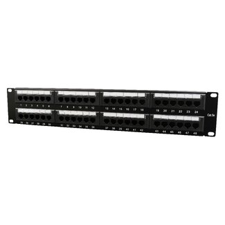 Cablexpert Cat5e 48-poorts patchpanel met kabelorganizer