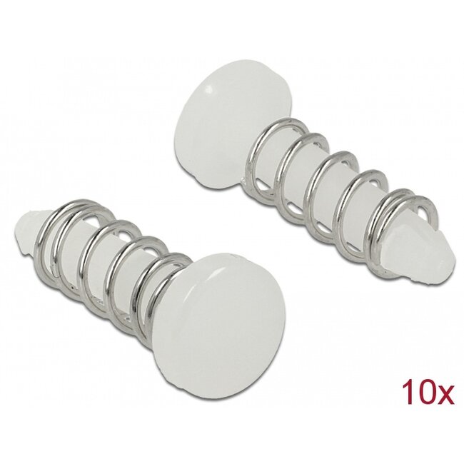 Delock Snap Rivet for heat sink - set 10 pieces white