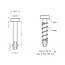 Delock Snap Rivet for heat sink - set 10 pieces white