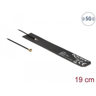 DeLOCK Delock 5G LTE Antenna I-PEX Inc., MHF® I compatible plug 0 - 4 dBi omnidirectional FPC