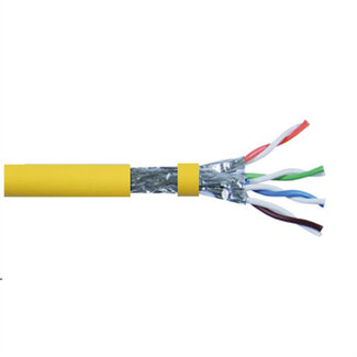 Roline ROLINE S/FTP (PiMF) kabel, Cat.8 (Klasse I), massieve draad, AWG22, LSOH, 100 m