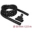 Delock Spiral Hose with Pull-in Tool 2.5 m x 30 mm black