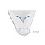 Delock Braided Sleeve self-closing 10 m x 19 mm white