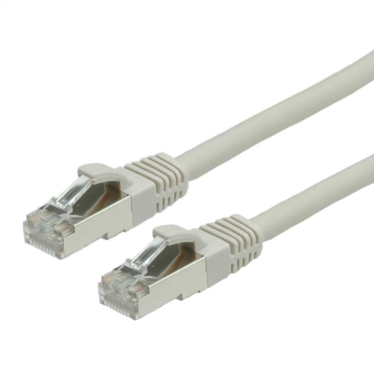 Roline Value S/FTP Patchkabel Cat.6, grijs, LS0H, 7m. Kleur van het product: Grijs. Impedantie: 100 Ohm, Lengte: 7 mm