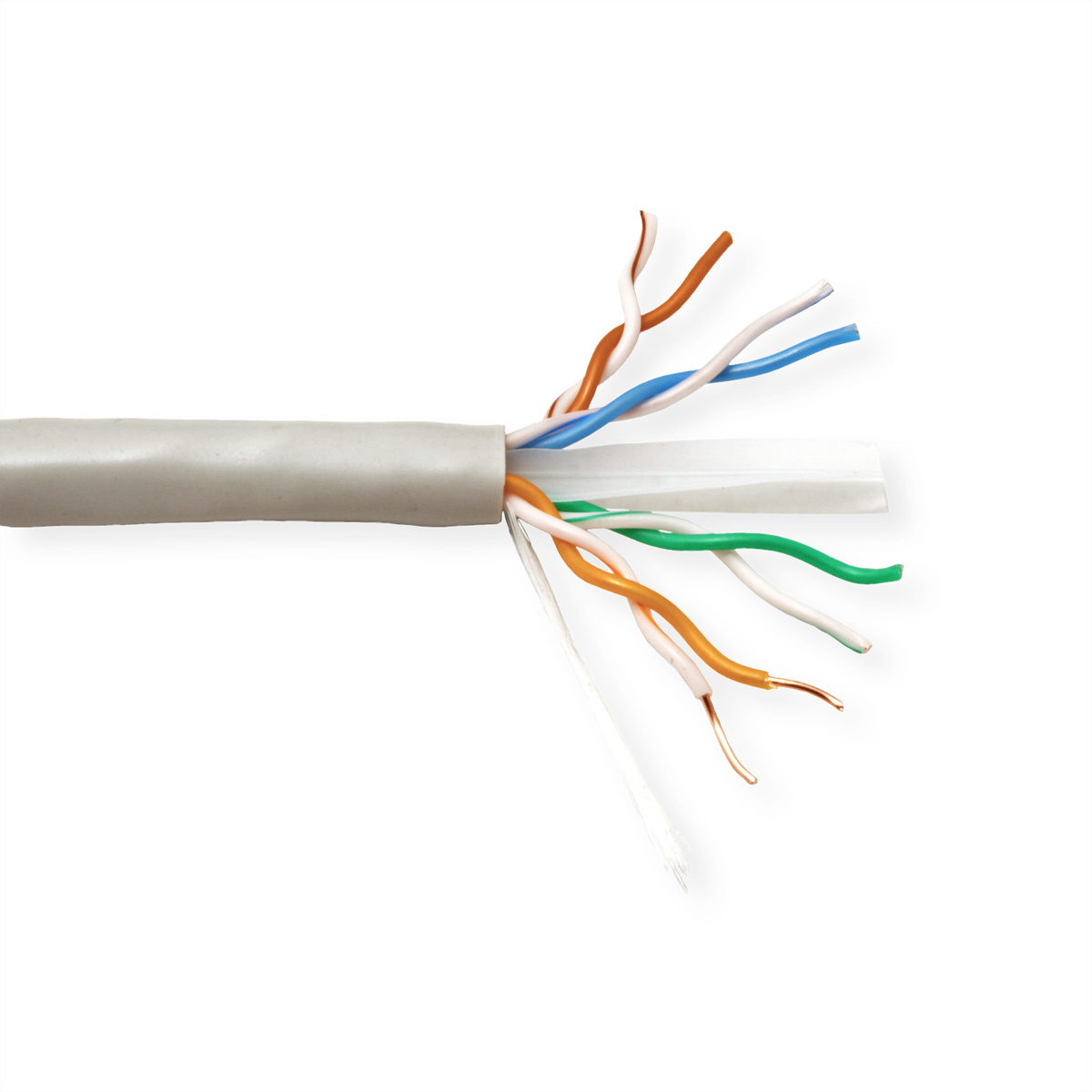 Roline Value 21.99.1685. Snoerlengte: 300 m, Kabel standaard: Cat6a, Kabelafscherming: U/UTP (UTP)