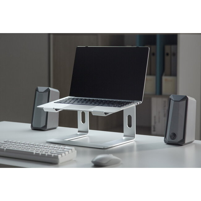 Laptopstandaard, zilver