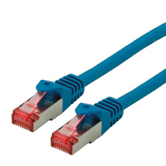 Roline ROLINE patchkabel Cat.6 S/FTP (PiMF), componentniveau, LSOH, blauw, 1 m
