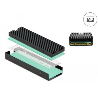 DeLOCK Delock Heat Sink for M.2 SSD 2280 black