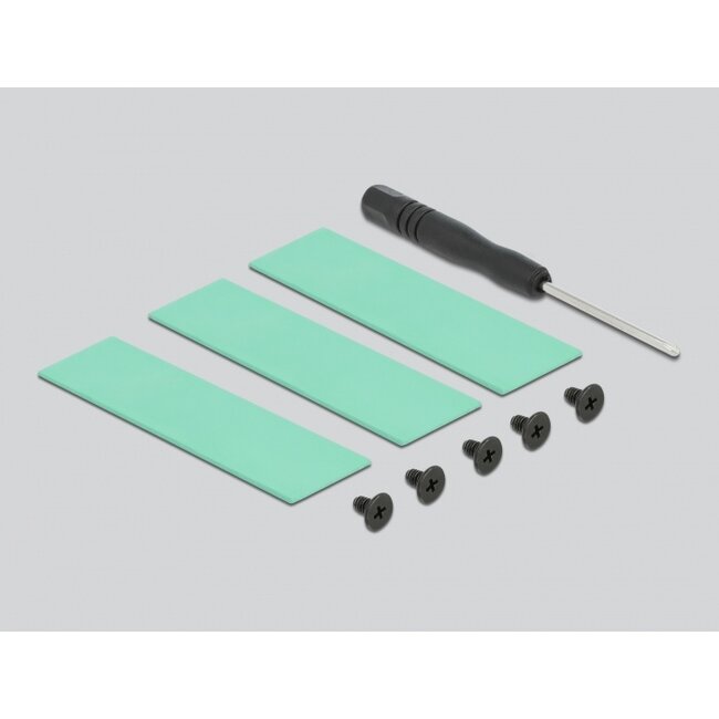 Delock Heat Sink for M.2 SSD 2280 black