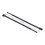 Delock Beaded Cable Tie reusable L 100 x W 2.4 mm black 100 pieces