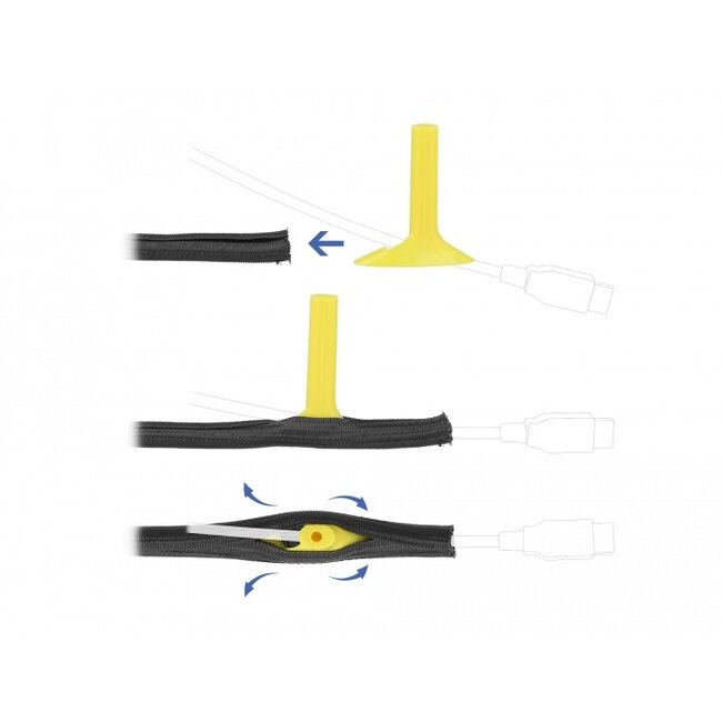 Delock Pull-in tool for cable sleeve set 4 pieces