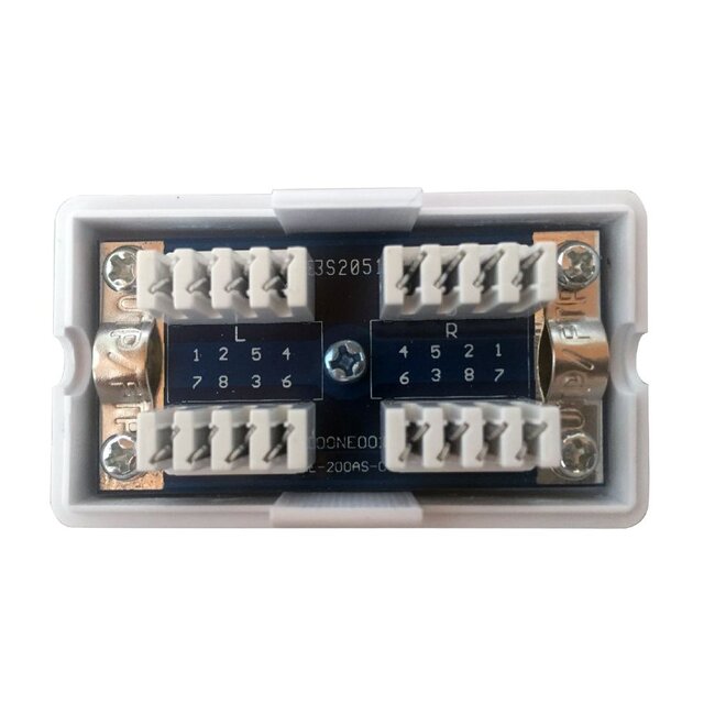 Cat. 5E LAN koppelstuk, LSA (Krone)