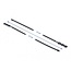 Delock Beaded Cable Tie reusable L 310 x W 4.5 mm black 10 pieces