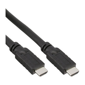 InLine® InLine® HDMI kabel, High Speed HDMI® kabel, M/M, zwart, 10m