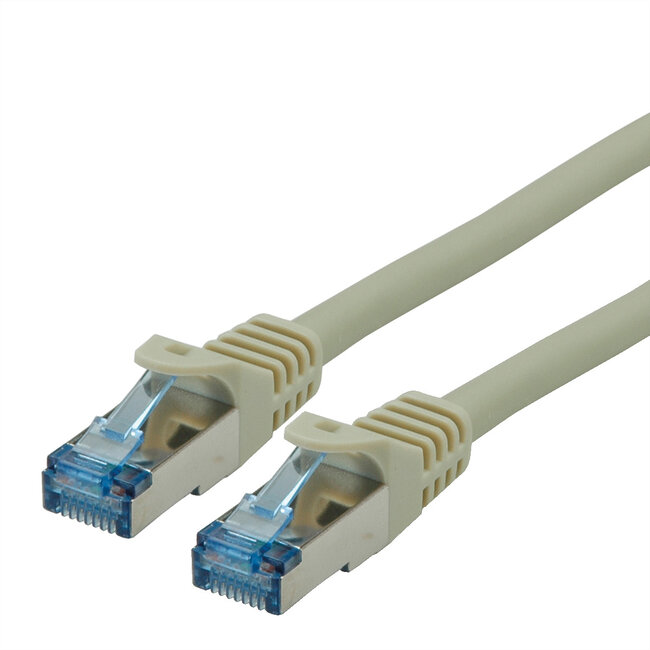 ROLINE Patchkabel Cat.6A S/FTP (PiMF), Component Level, LSOH, grijs, 10 m