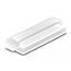 Delock Cable holder with locking clip self-adhesive natural 10 pieces