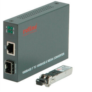 Roline ROLINE Gigabit Converter, RJ-45 - LC (incl. mini GBIC)