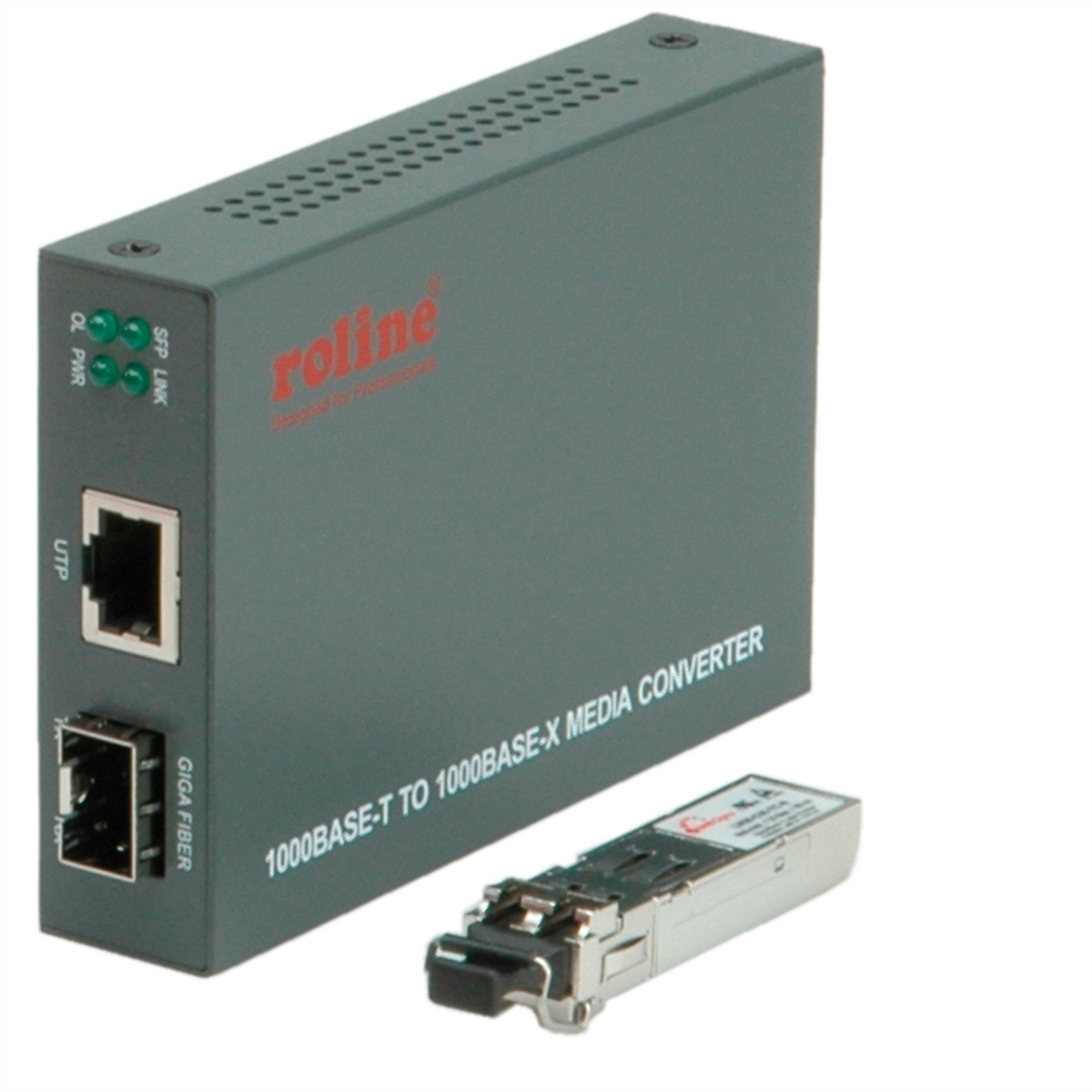 Roline Gigabit Converter, incl. GBIC, RJ-45-LC