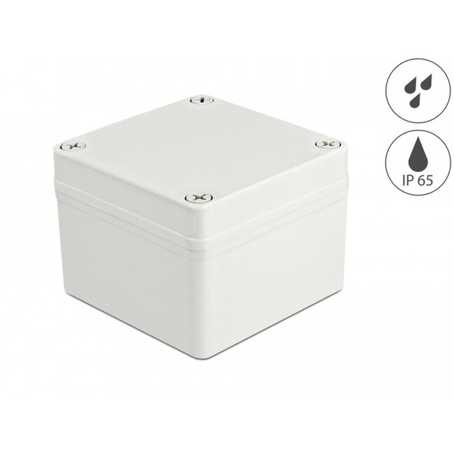 Delock Installation Housing IP65 waterproof 100 x 100 x 75 mm grey