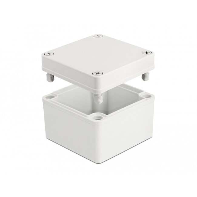 Delock Installation Housing IP65 waterproof 100 x 100 x 75 mm grey