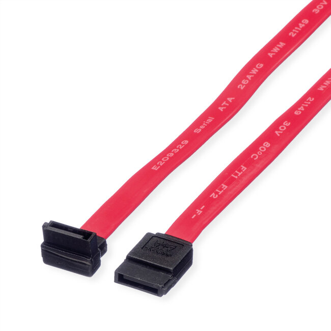 ROLINE interne HDD-kabel SATA 3.0 Gbit/s, haaks, 0,5 m