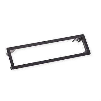 Bachmann BACHMANN POWER FRAME inbouwframe medium 4-voudig, RAL 9005 zwart