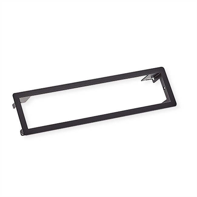 BACHMANN POWER FRAME inbouwframe medium 4-voudig, RAL 9005 zwart