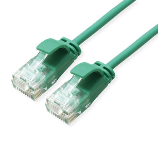 Roline ROLINE UTP Data Center Patchkabel Cat.6A (Class EA), LSOH, extra dun, groen, 5 m