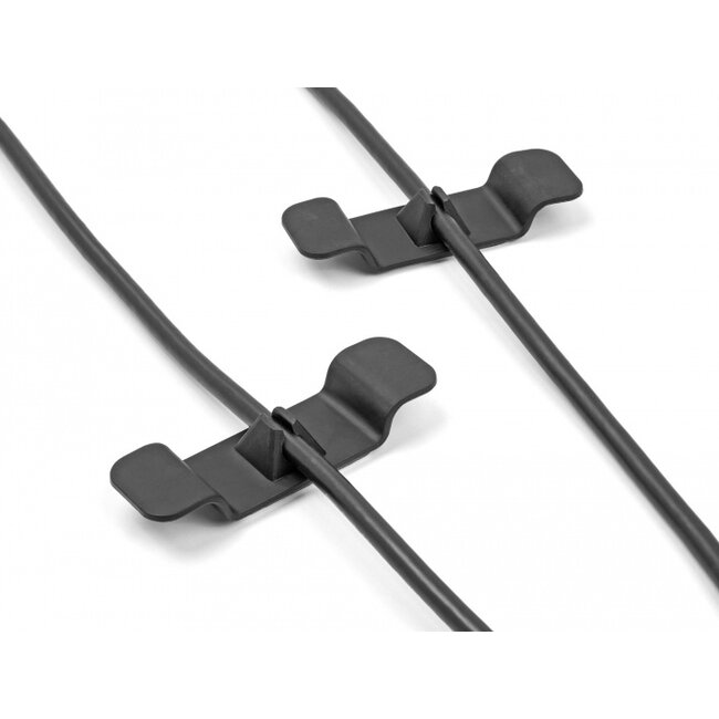 Delock Cable holder Clip self-adhesive set 3 pieces black
