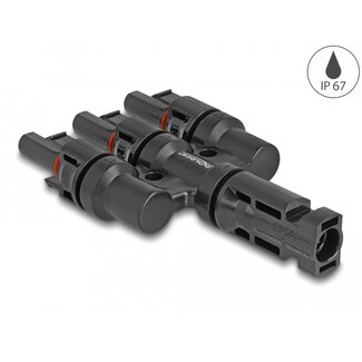 DeLOCK Delock DL4 Solar Connectors 1 x male to 3 x female