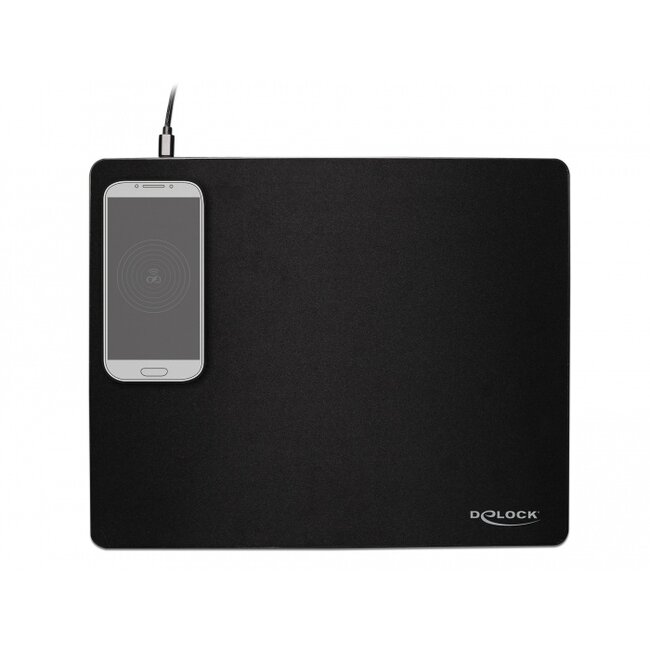 Delock USB Mouse Pad with Wireless Charging function
