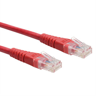 Roline ROLINE Patchkabel Cat.6 UTP (Class E), rood, 3 m