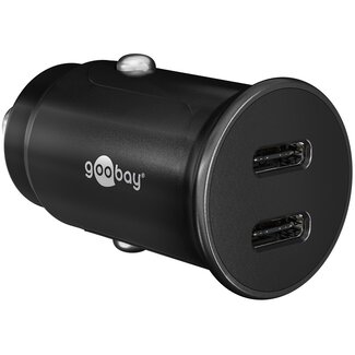Goobay Goobay Dual-USB-C™ PD (Power Delivery) Auto Fast Charger (30 W)