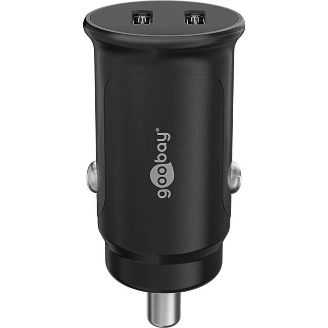 Goobay Dual-USB-C™ PD (Power Delivery) Auto Fast Charger (30 W)